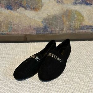 Brash Black Suede Loafers